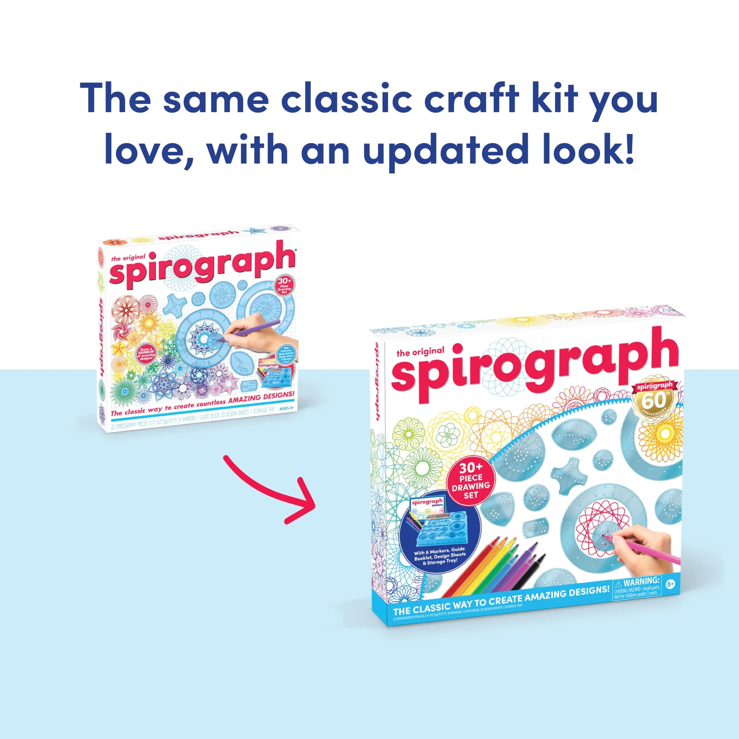 Spirograph Classic Gear Design Kit with Markers & Design Sheets | Ages 8+ - view 6