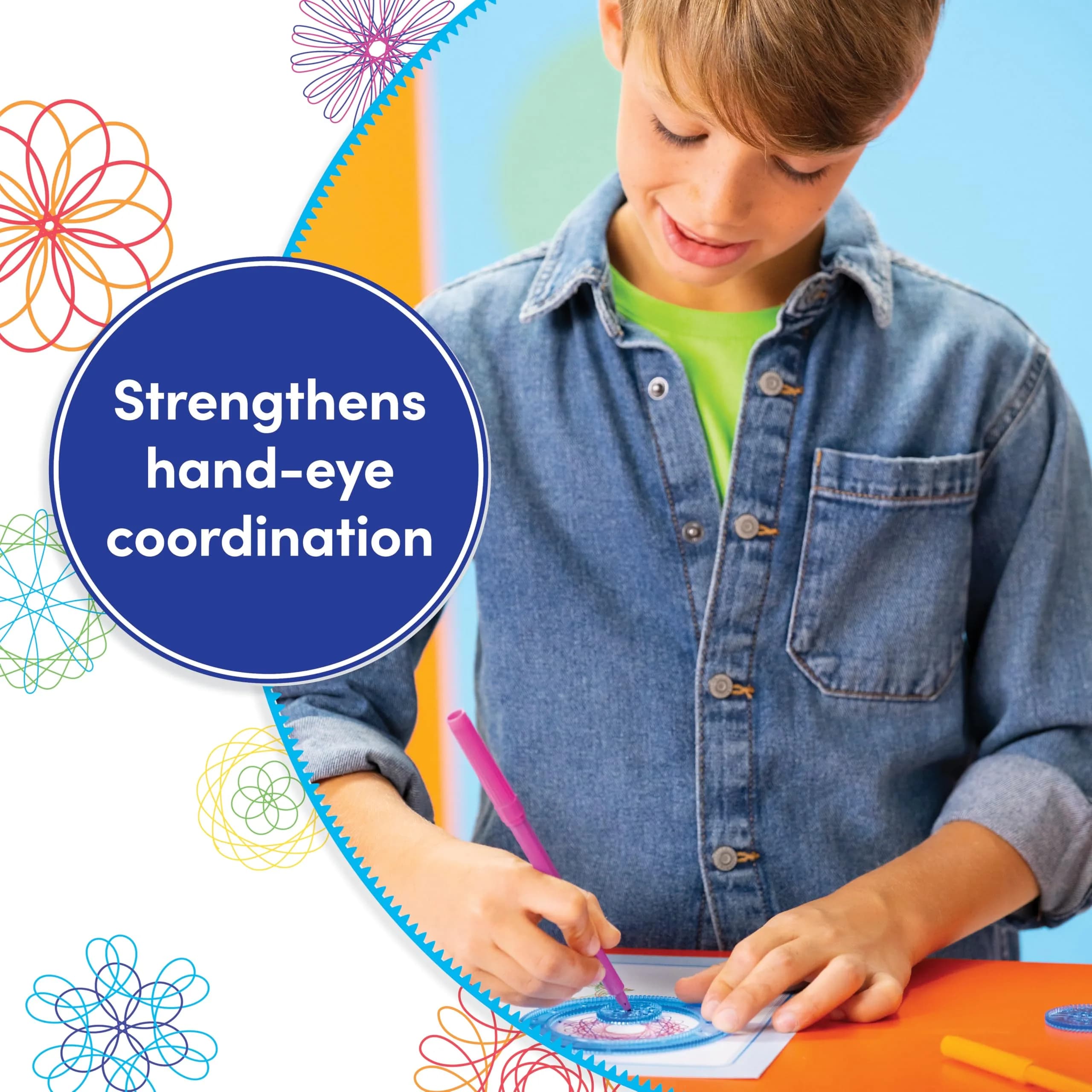 Spirograph Classic Gear Design Kit with Markers & Design Sheets | Ages 8+ - view 4