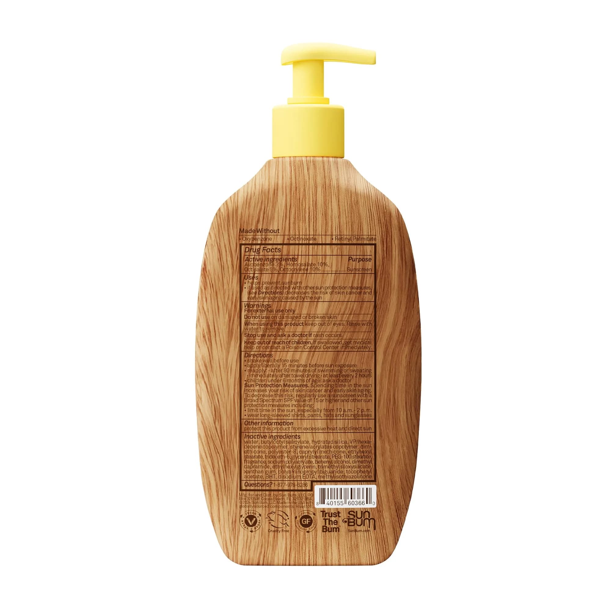 Sun Bum Original SPF 50 Sunscreen Lotion 16 oz | Broad Spectrum Moisturizing Protection - view 5