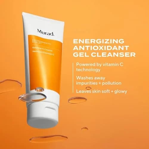Murad Essential-C Facial Cleanser Gel 150ml (5 Fl Oz) | Vitamin C Antioxidant Protection thumbnail 2
