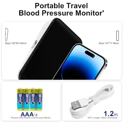 SDUNW Automatic Upper Arm Blood Pressure Monitor with Dual Cuffs | Accurate Home Use thumbnail 7