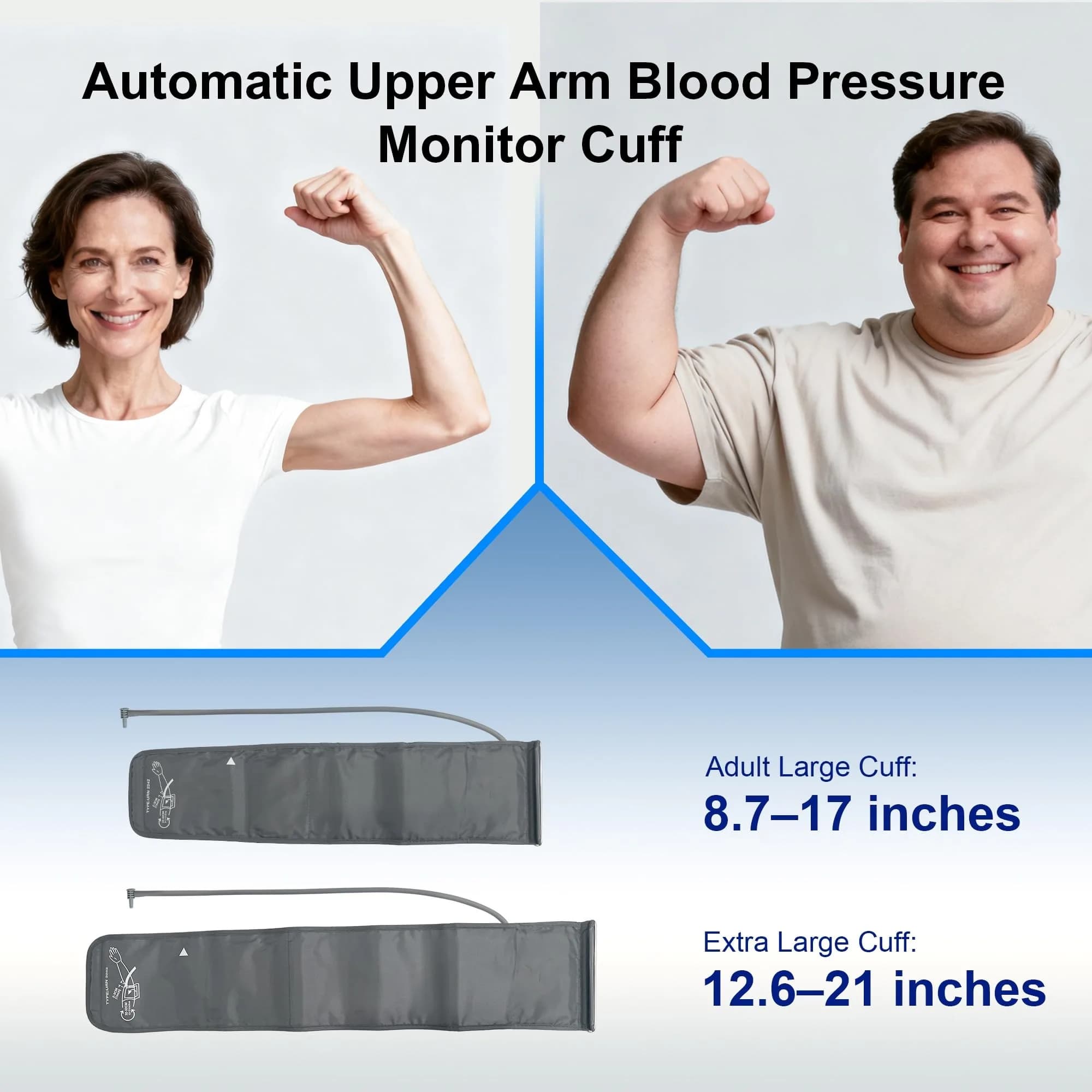 SDUNW Automatic Upper Arm Blood Pressure Monitor with Dual Cuffs | Accurate Home Use - view 4