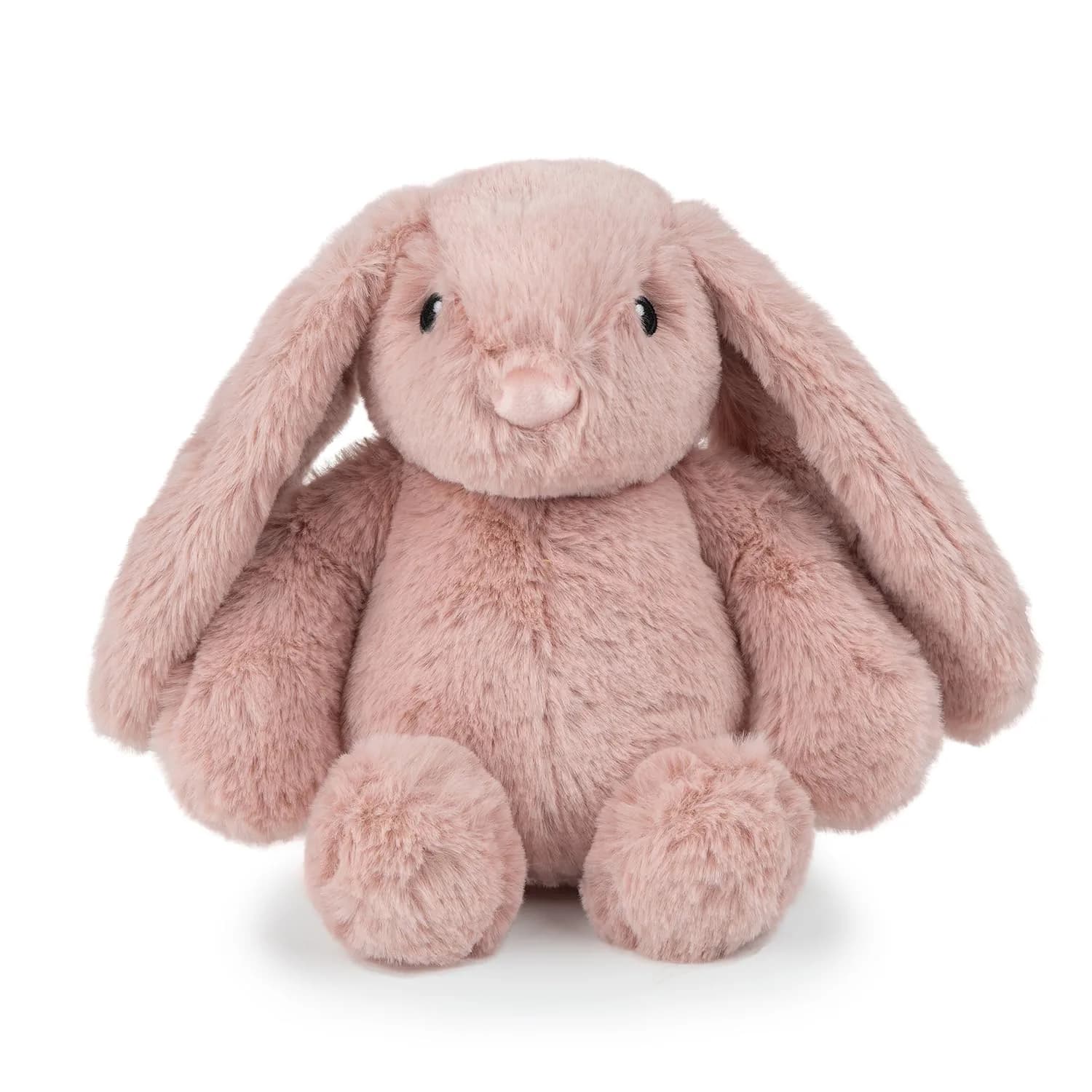 Best Pet Supplies Bunny Buddy Squeaky Plush Dog Toy - Mauve, Small | Stimulating, Durable & Enriching for Small & Medium Breeds