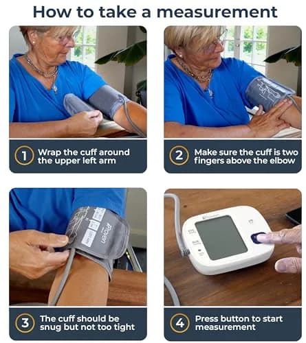 iProvèn Bluetooth Blood Pressure Monitor with App Integration & Large Backlit Display | Clinically Accurate Readings thumbnail 6