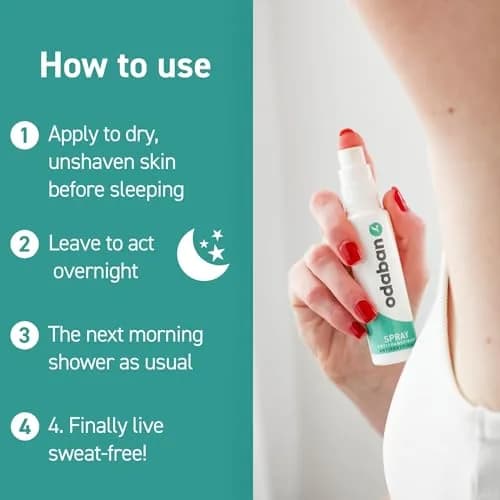 ODABAN ANTIPERPSPIRANT Fragrance-Free Antiperspirant Deodorant 30ml (1 Fl Oz) | Clinical Strength for Excessive Sweating thumbnail 9