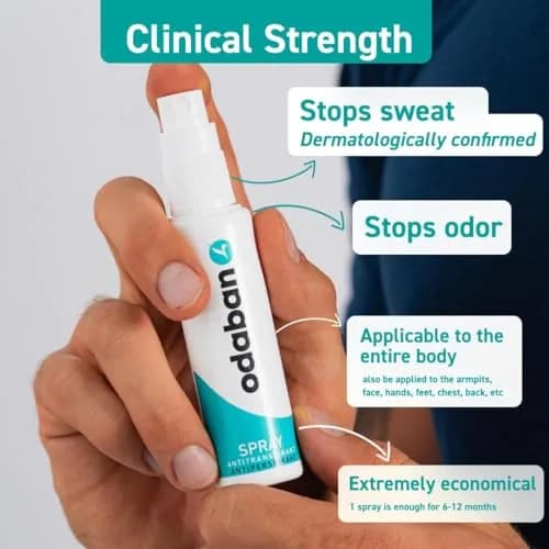 ODABAN ANTIPERPSPIRANT Fragrance-Free Antiperspirant Deodorant 30ml (1 Fl Oz) | Clinical Strength for Excessive Sweating thumbnail 3