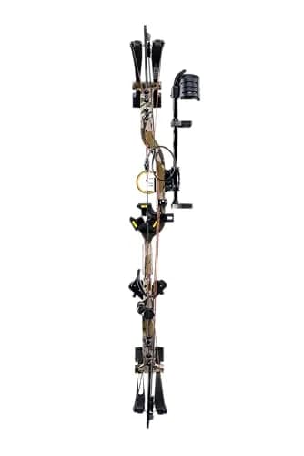 Bear Legit Maxx Ready to Hunt Compound Archery Bow, 70lb. Draw Weight, Left Hand, Mossy Oak Bottomland/Black | Versatile & Customizable thumbnail 4