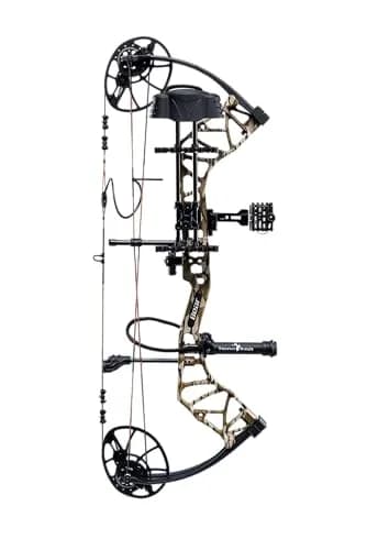Bear Legit Maxx Ready to Hunt Compound Archery Bow, 70lb. Draw Weight, Left Hand, Mossy Oak Bottomland/Black | Versatile & Customizable thumbnail 2