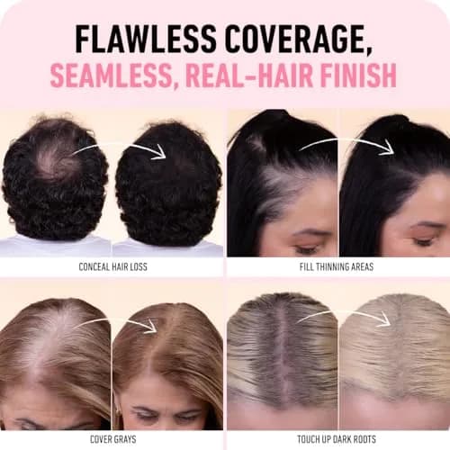 Boldify Hairline Powder Sample Kit, Light + Medium Browns | Instant Root Coverage for Thinning Hair thumbnail 6