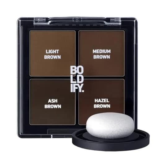 Boldify Hairline Powder Sample Kit, Darker Blondes 7.9g (0.28 Oz) | Instant Gray Coverage & Thinning Hair Concealer — Light + Medium Browns