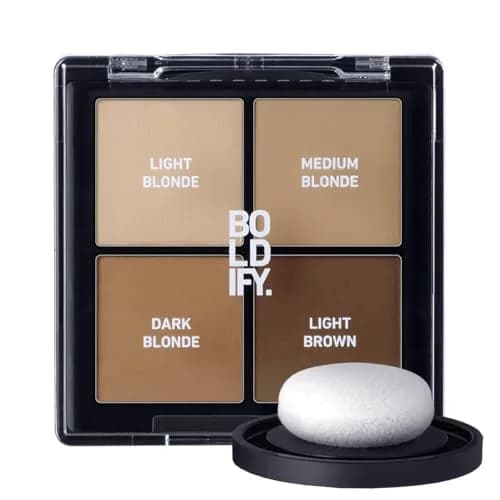 Boldify Hairline Powder Sample Kit, Darker Blondes 7.9g (0.28 Oz) | Instant Gray Coverage & Thinning Hair Concealer — Darker Blondes