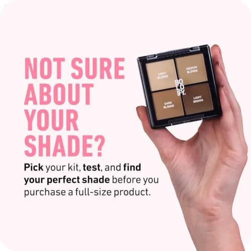 Boldify Hairline Powder Sample Kit, Darker Blondes 7.9g (0.28 Oz) | Instant Gray Coverage & Thinning Hair Concealer thumbnail 4