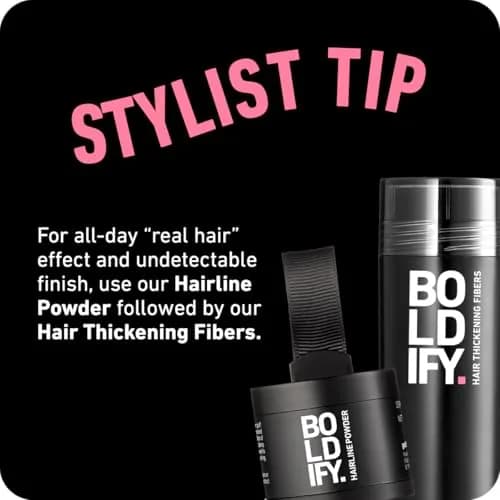 Boldify Hairline Powder Sample Kit, Darker Blondes 7.9g (0.28 Oz) | Instant Gray Coverage & Thinning Hair Concealer thumbnail 9