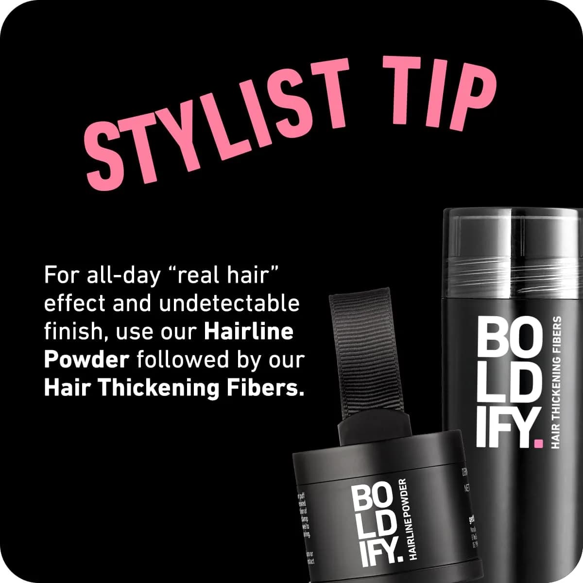 Boldify Hairline Powder Sample Kit, Darker Blondes 7.9g (0.28 Oz) | Instant Gray Coverage & Thinning Hair Concealer - view 9