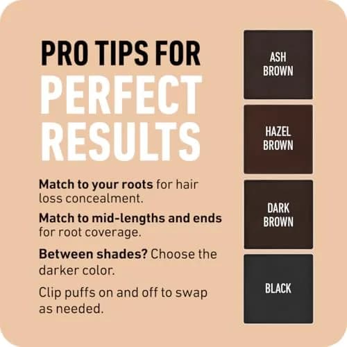 Boldify Hairline Powder Sample Kit, Dark Browns + Black | Instant Root Coverage & Thinning Hair Filler thumbnail 7