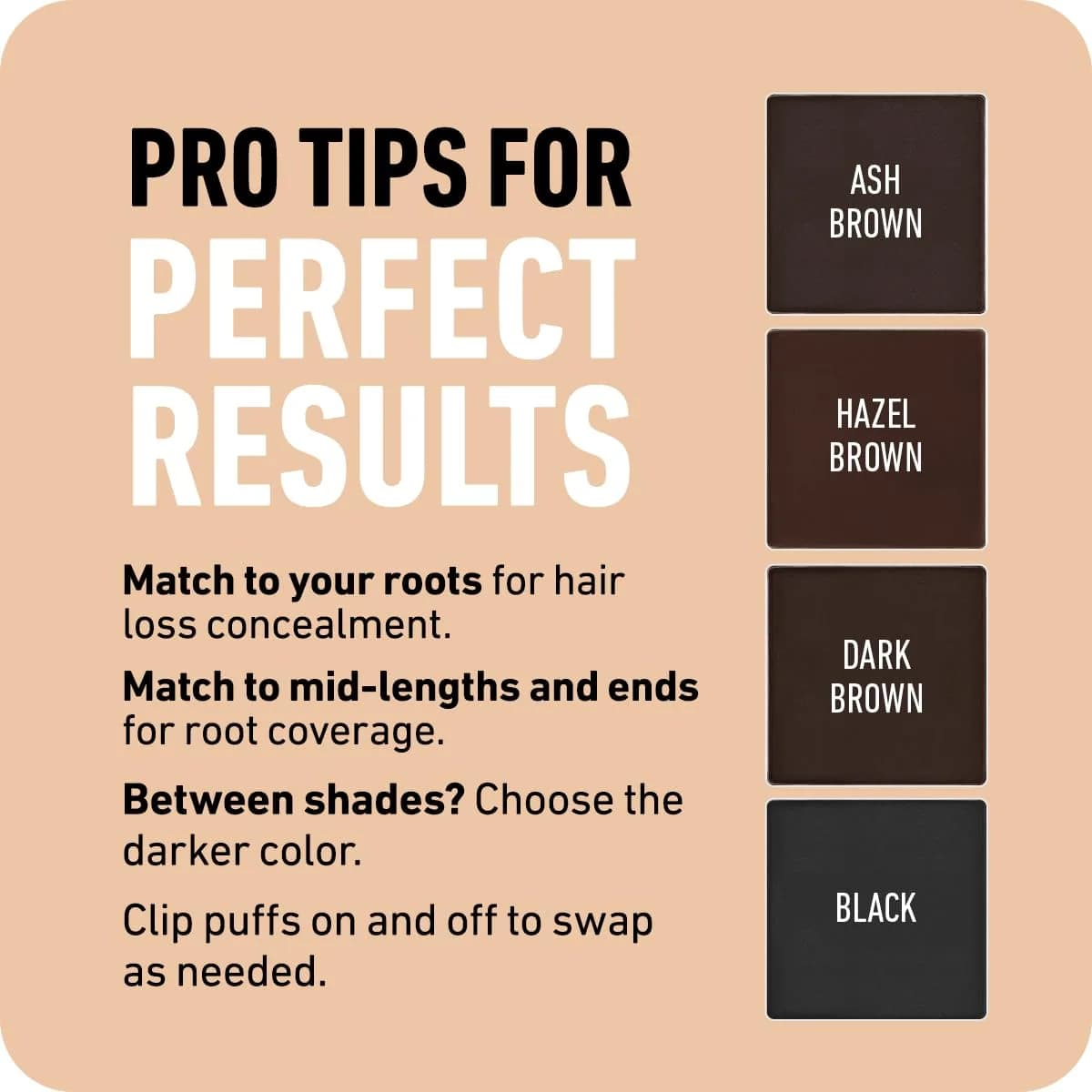 Boldify Hairline Powder Sample Kit, Dark Browns + Black | Instant Root Coverage & Thinning Hair Filler - view 7