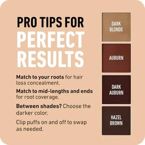 Boldify Hairline Powder Sample Kit, Reds | Instant Gray Coverage & Root Concealer thumbnail 7