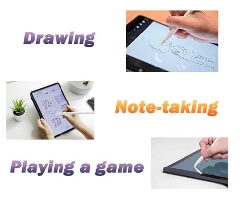 Peixiong Galaxy Tab S10 FE Stylus Pen for Samsung Galaxy Tab S10 FE+ S Pen, Black | 4096 Pressure Sensitivity, Magnetic Design thumbnail 6