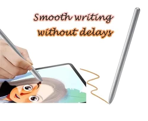 Peixiong Galaxy Tab S10 FE Stylus Pen for Samsung Galaxy Tab S10 FE+ S Pen, Silver | 4096 Pressure Sensitivity, Magnetic Design thumbnail 5