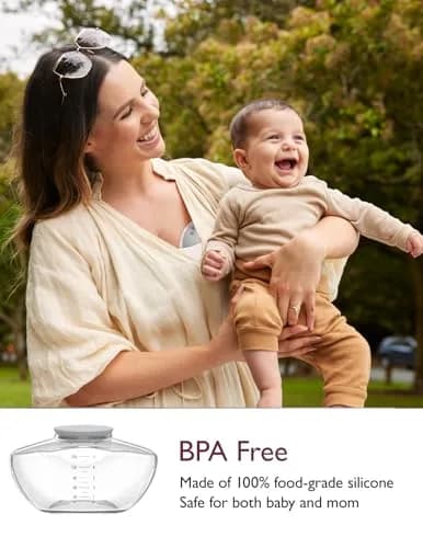 Momcozy M9 Original Breast Milk Storage Bottle 1 Pack | BPA-Free Food-Grade Silicone thumbnail 5