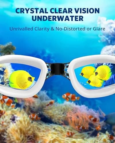 Aegend Mirrored Swim Goggles for Adults & Youth | Anti-Fog, UV Protection, Leakproof thumbnail 5