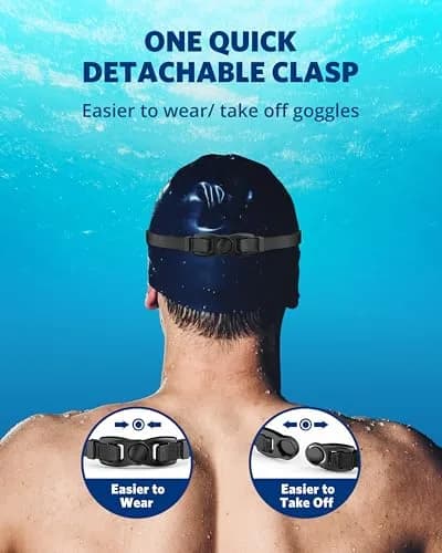 Aegend Mirrored Swim Goggles for Adults & Youth | Anti-Fog, UV Protection, Leakproof thumbnail 6