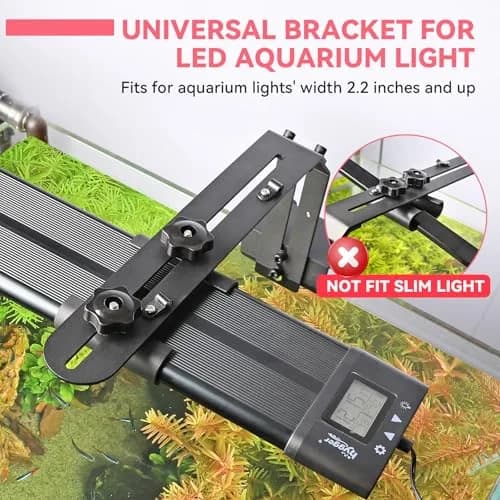 hygger Aquarium Light Riser Fits 957 978 999 918 | Adjustable Aluminum Mounting Bracket for Fish Tanks thumbnail 2