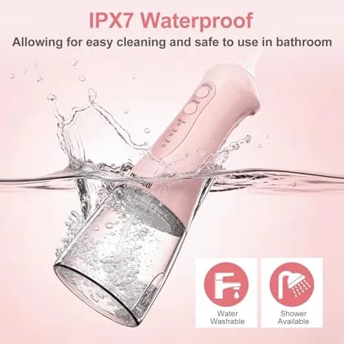 Nicefeel Water Flosser Portable Cordless 300ML | Deep Gum & Braces Care thumbnail 7
