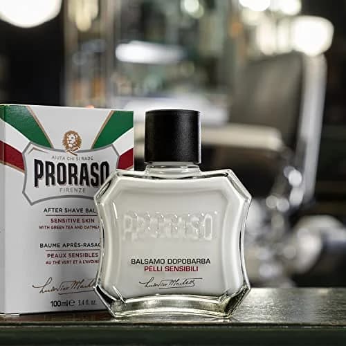Proraso After Shave Balm - Oatmeal & Green Tea | Nourishing & Gentle Formula for Sensitive Skin - 3.4oz (Pack of 2) thumbnail 7