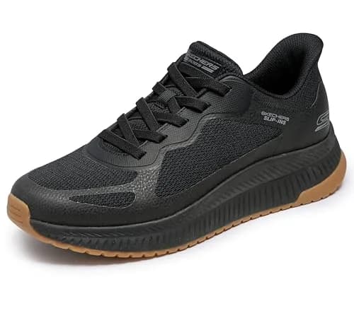 Skechers Hands Free Slip-ins - Bobs Sport Squad Chaos 4, BBK, 10 W | Athletic Slip-On Sneakers for Men thumbnail 1