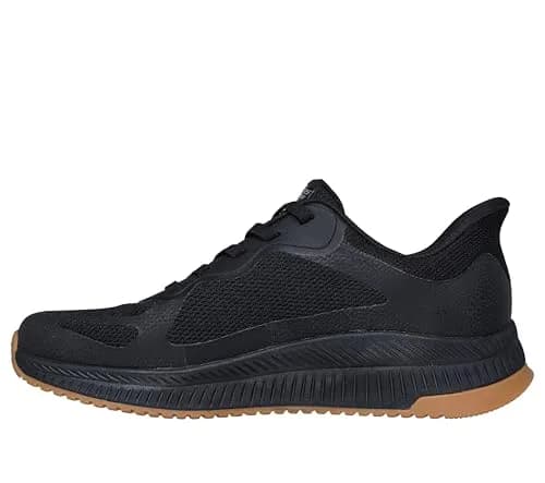 Skechers Hands Free Slip-ins - Bobs Sport Squad Chaos 4, BBK, 10 W | Athletic Slip-On Sneakers for Men thumbnail 2
