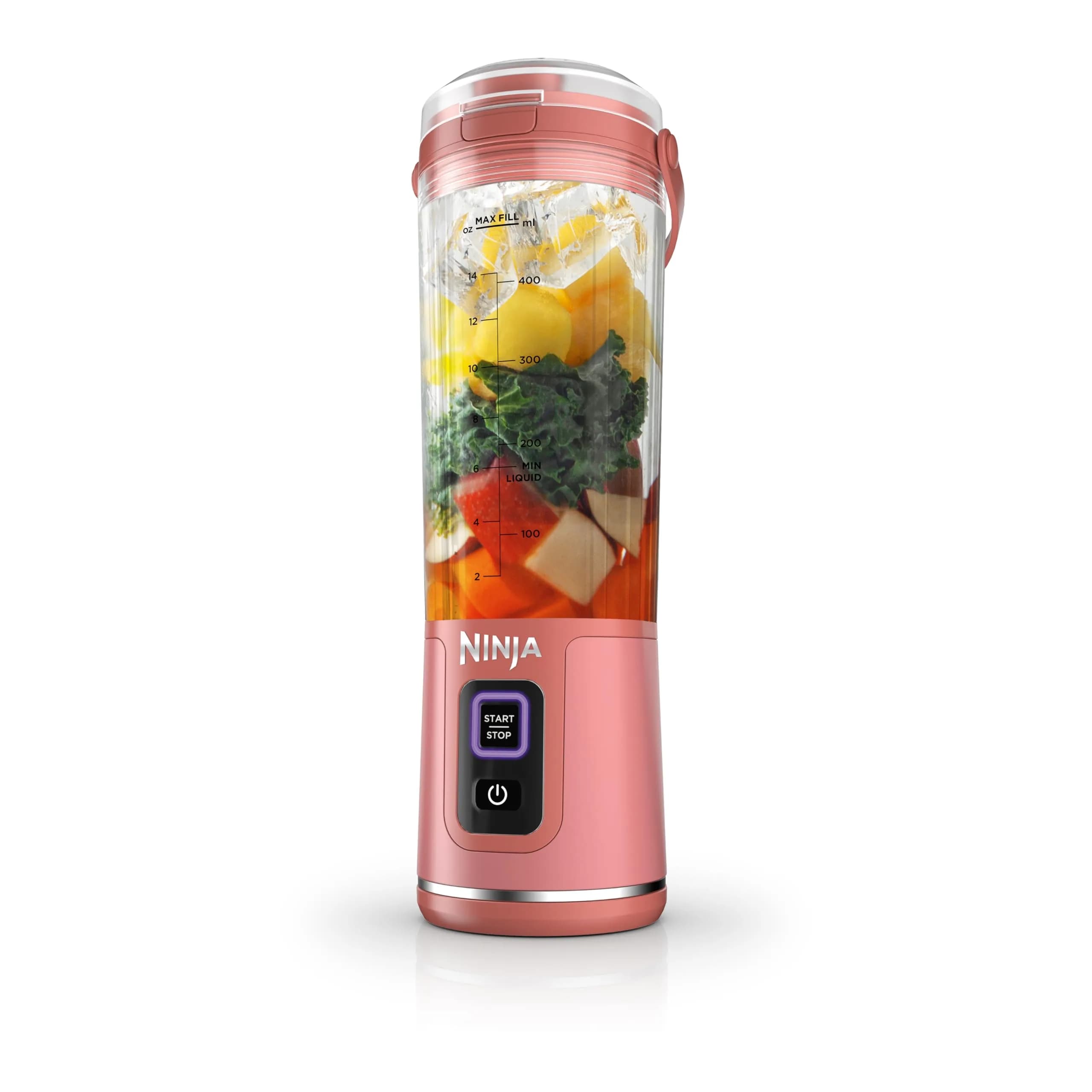 Ninja Blast Portable Blender Cordless 18oz Red Clay BC151RY | Blends Ice & Frozen Fruit Anywhere - main product image