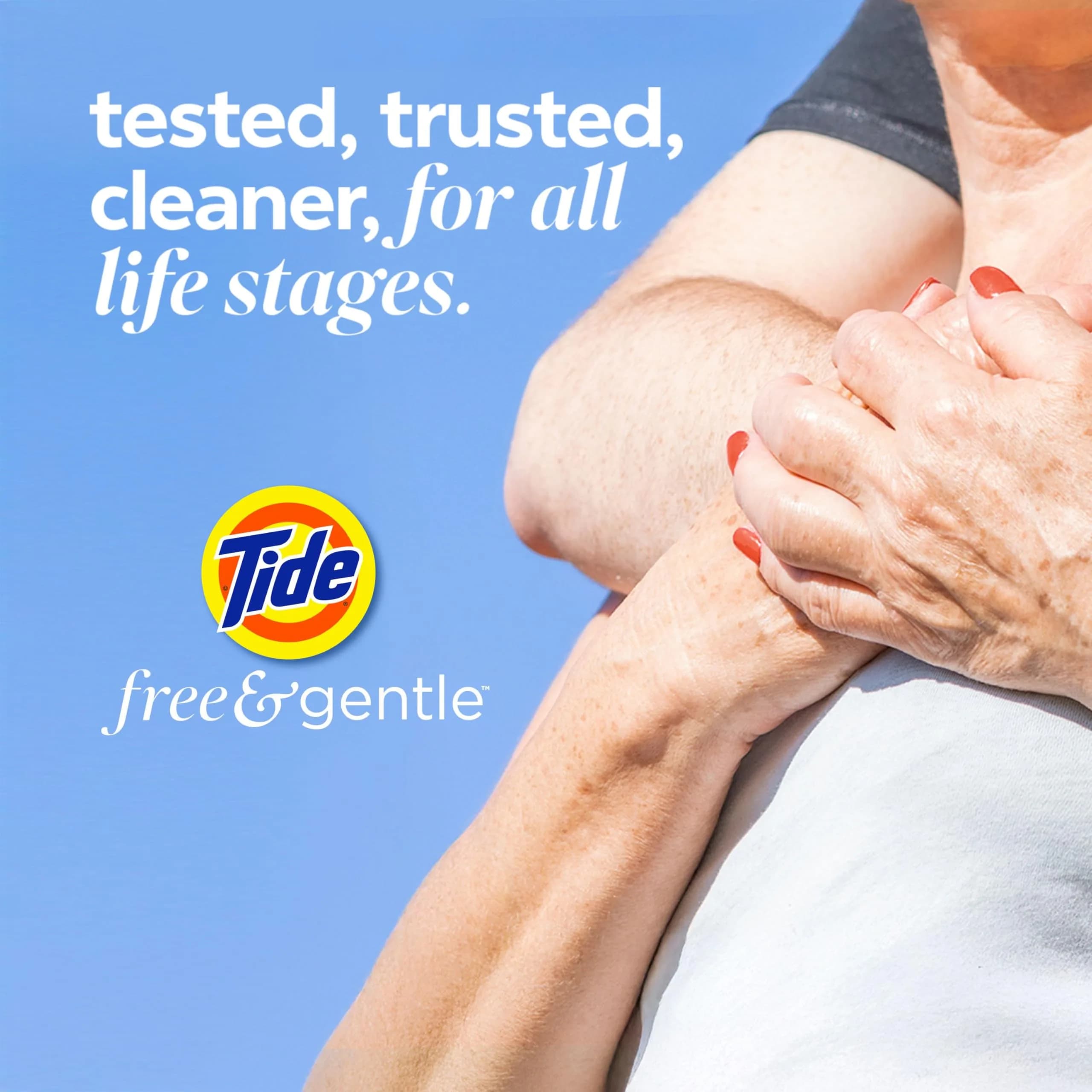 Tide PODS Free & Gentle Laundry Detergent Pacs, 102 Count | Hypoallergenic & Dye-Free Formula - view 9