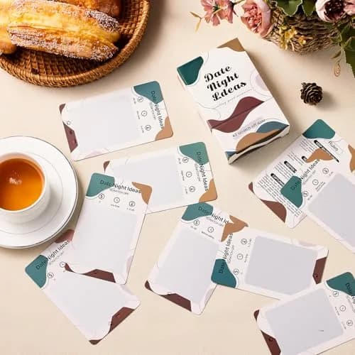 VUNCESSIN 40 Scratch Off Date Night Ideas Cards Coffee Mood | Romantic & Adventurous Couples Games Gifts thumbnail 2