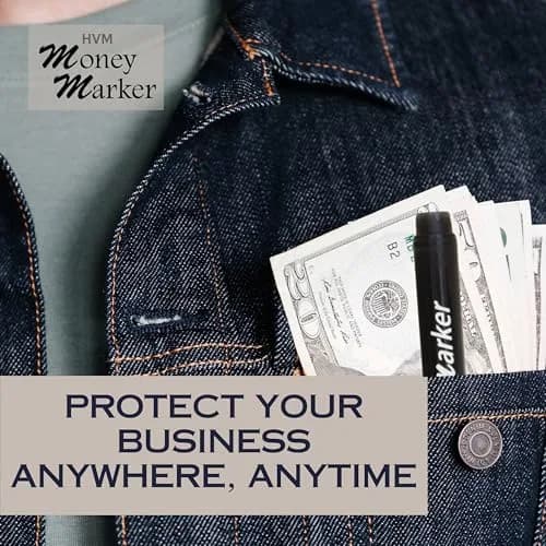 HVM Counterfeit Money Detector Pen 18 Pack | Detect Fake Bills with Special Ink thumbnail 4