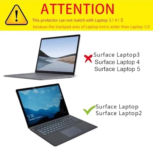 xisiciao Full Size Keyboard Palm Rest Protector Burgundy for Microsoft Surface Laptop 13.5 Inch | Scratch-Resistant PVC Cover thumbnail 2