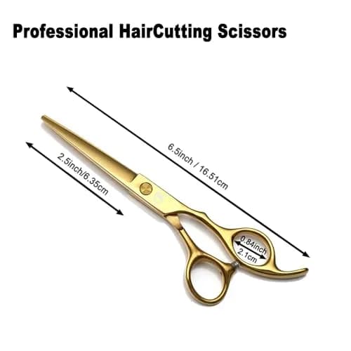 JAVENPROLIU Professional Hair Cutting Shears 6 Inch Gold | Sharp Blades for Salon & Home Use thumbnail 4