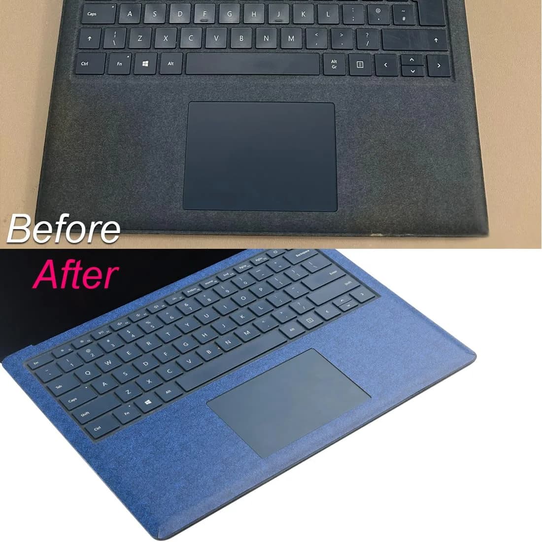 xisiciao Blue Palm Rest Protector for Surface Laptop 13.5 Inch | Scratch Resistant PVC - view 4