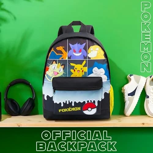 Pokémon Kids Anime Backpack, 40 cm (15.7 x 12.2 x 3.9 inches) | Pikachu & Friends School Bag thumbnail 5