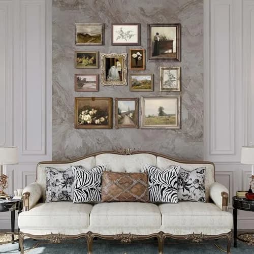 LANCHI95 12 Pcs Unframed Vintage Moody Reading Art - Dark Academia Decor, Vintage Posters for Room, Moody gallery wall art, Eclectic French Country Pictures Wall Decor for Bedroom thumbnail 7