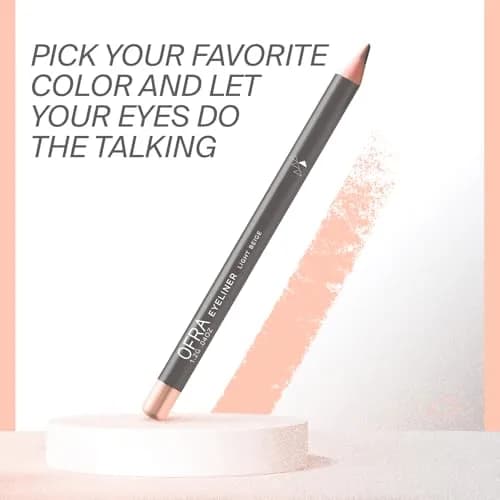 Ofra Eyeliner Pencil - Light Beige | Precise, Long-Lasting Waterproof & Smudge-Proof thumbnail 6