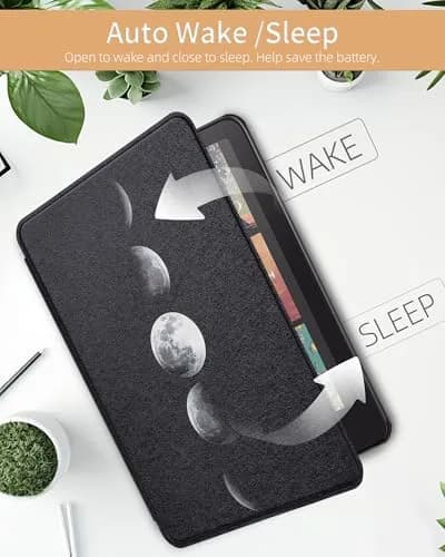 WALNEW Case for 7" Kindle Paperwhite 2024 12th Gen | Auto Wake/Sleep, Premium PU Leather thumbnail 4