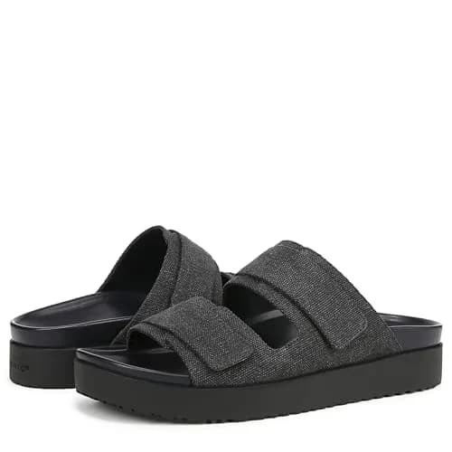 Vionic Riviera Slide Sandals Black 9.5 M | Contoured Arch Support & Cushioning thumbnail 8