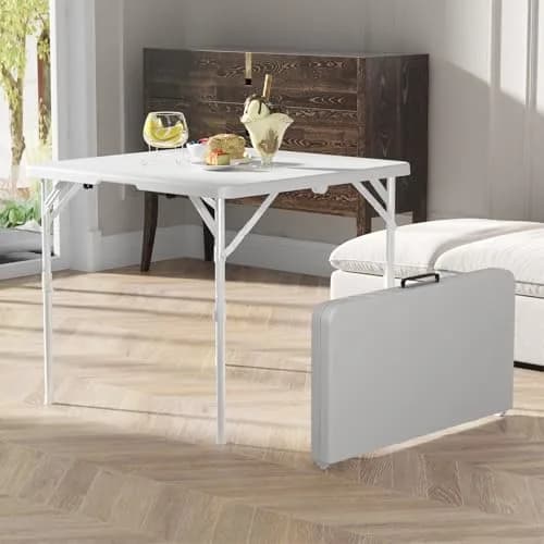 Linkriseed 34" Folding Table for Camping, Parties, School, Picnic | Heavy-Duty, Waterproof & Portable thumbnail 9
