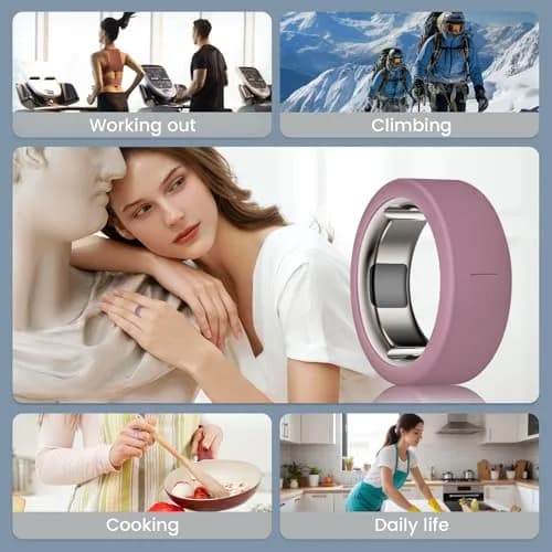 sylacor 10 Pack Ring Cover Compatible with Oura Ring Gen 4/3, Samsung Galaxy Ring | Lightweight Silicone Protector thumbnail 6