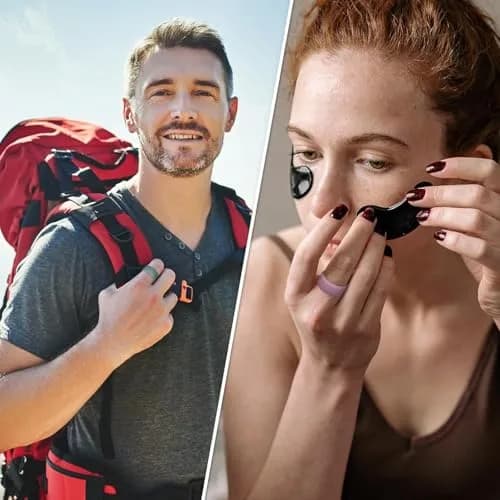 sylacor 10 Pack Ring Cover Compatible with Oura Ring Gen 4/3, Samsung Galaxy Ring | Lightweight Silicone Protector thumbnail 7