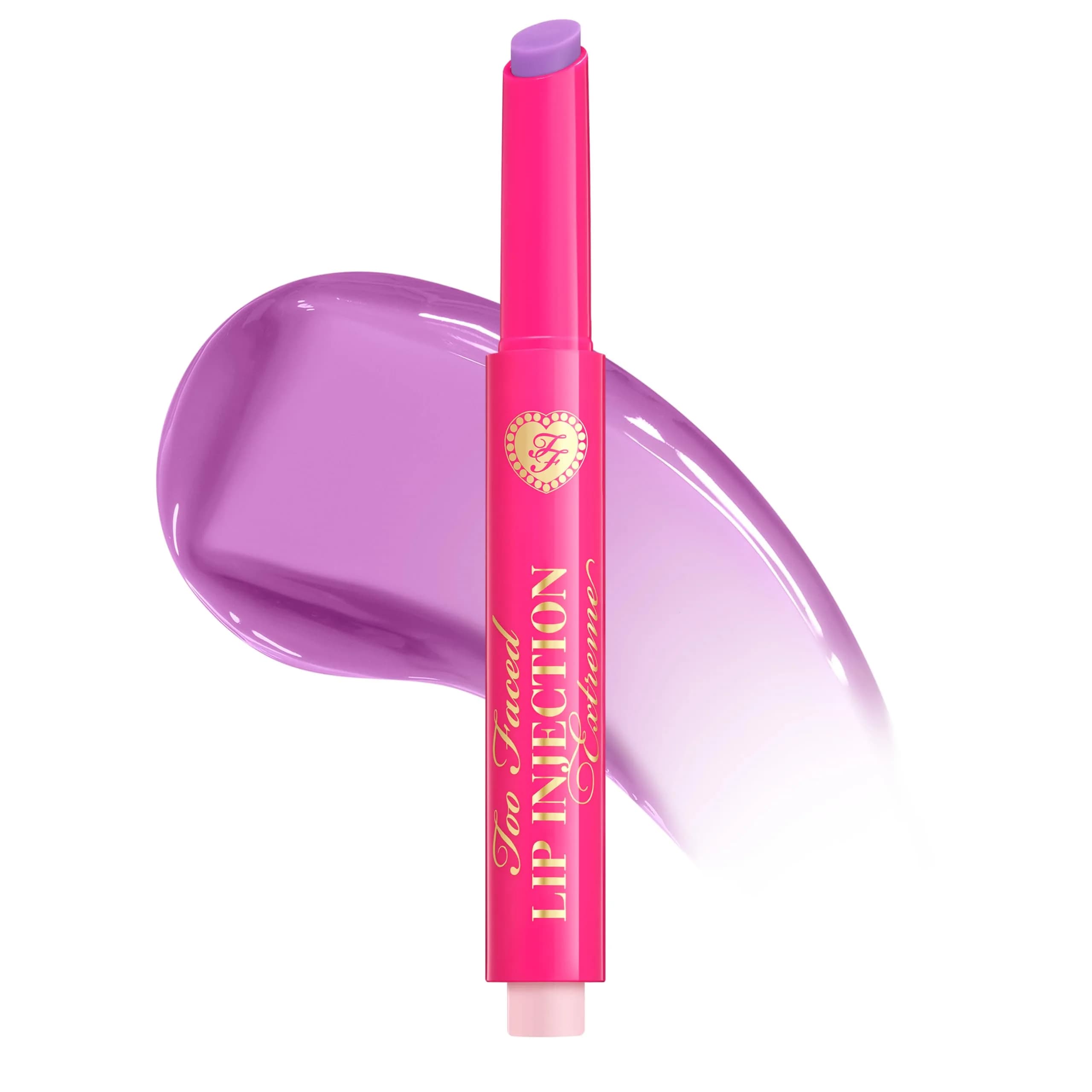 Too Faced Lip Injection Extreme Plumping Clicks Sweet Lavender | Hydrating Lip Plumper Stick 0.05 oz (1.5 g) - main product image