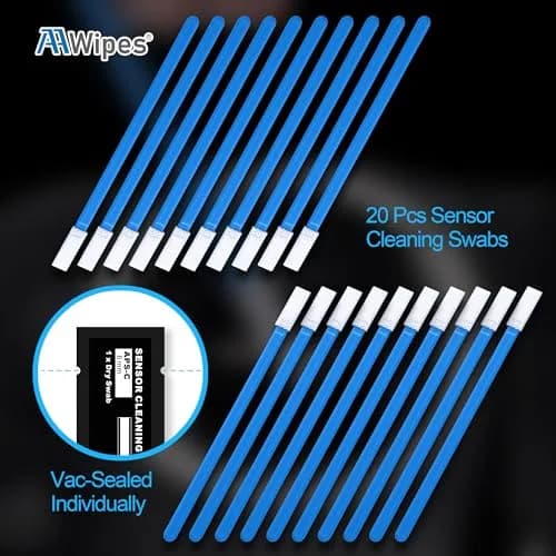 AAWipes 6mm APS-C Sensor Cleaning Swabs (20-Pack) | Laser-Cut Microfiber for DSLR/SLR Cameras thumbnail 7