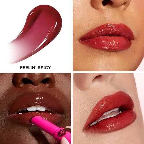 Too Faced Lip Injection Extreme Plumping Clicks Feelin' Spicy 0.05 oz (1.5 g) | Hydrating Lip Plumper with Click Applicator thumbnail 3