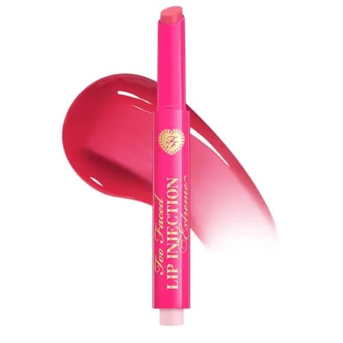Too Faced Lip Injection Extreme Plumping Clicks 0.05 oz (1.5g) | Hydrating Sheer Pink Lip Plumper Stick thumbnail 1